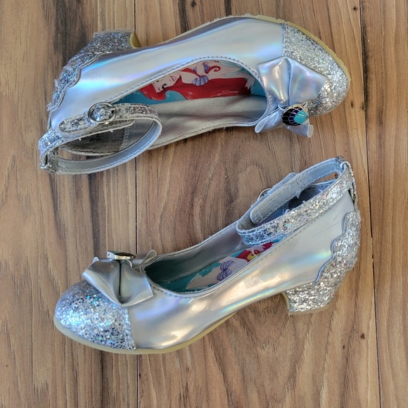 Toddler Girls Disney Silver Mermaid Heels - Picture 4 of 7